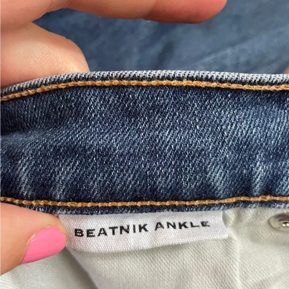 SLVRLAKE Beatnik Ankle Jeans Promised Land Blue Denim Size 28 - Picture 8 of 13